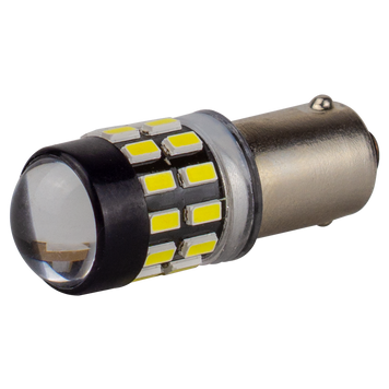 Світлодіоди в габаритні вогні. підсвітку номера та в салон DriveX T8-210 12-24V 1.3W 110Lm BA9S/T4W d-9mm C DR-00024232 фото