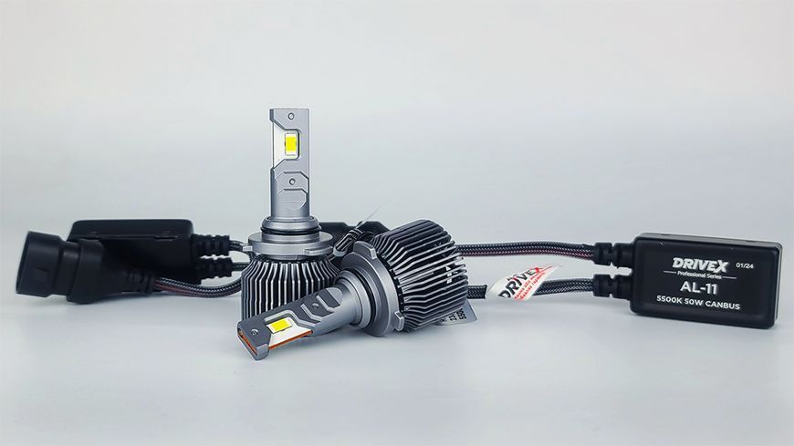 LED лампи автомобільні DriveX AL-11 HB3(9005) 5.5K 50W CAN DR-00001276 фото