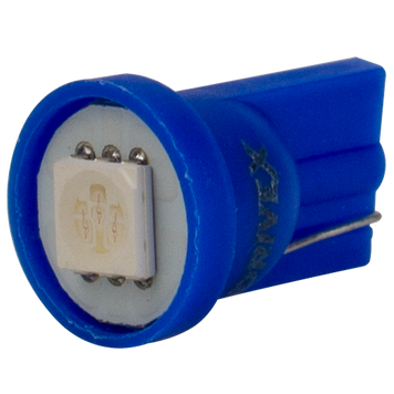 Світлодіоди в габаритні вогні. підсвітку номера та в салон DriveX T10-244 Blue 12V 0.3W 5Lm W5W base-10mm C DR-00024204 фото