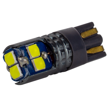 Світлодіоди в габаритні вогні. підсвітку номера та в салон DriveX T10-228 White 12-24V 1.7W 170Lm W5W base-10mm B DR-00024165 фото
