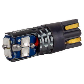 Світлодіоди в габаритні вогні. підсвітку номера та в салон DriveX T10-228 Blue 12-24V 1.7W 65Lm W5W base-10mm B DR-00024166 фото