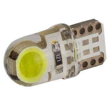 Світлодіоди в габаритні вогні. підсвітку номера та в салон DriveX T10-035 COB 0.8W 35Lm 12V W5W base-10mm C DR-00024114 фото