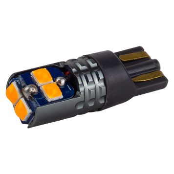 Світлодіоди в габаритні вогні. підсвітку номера та в салон DriveX T10-228 Yellow 12-24V 1.7W 75Lm W5W base-10mm B DR-00024169 фото